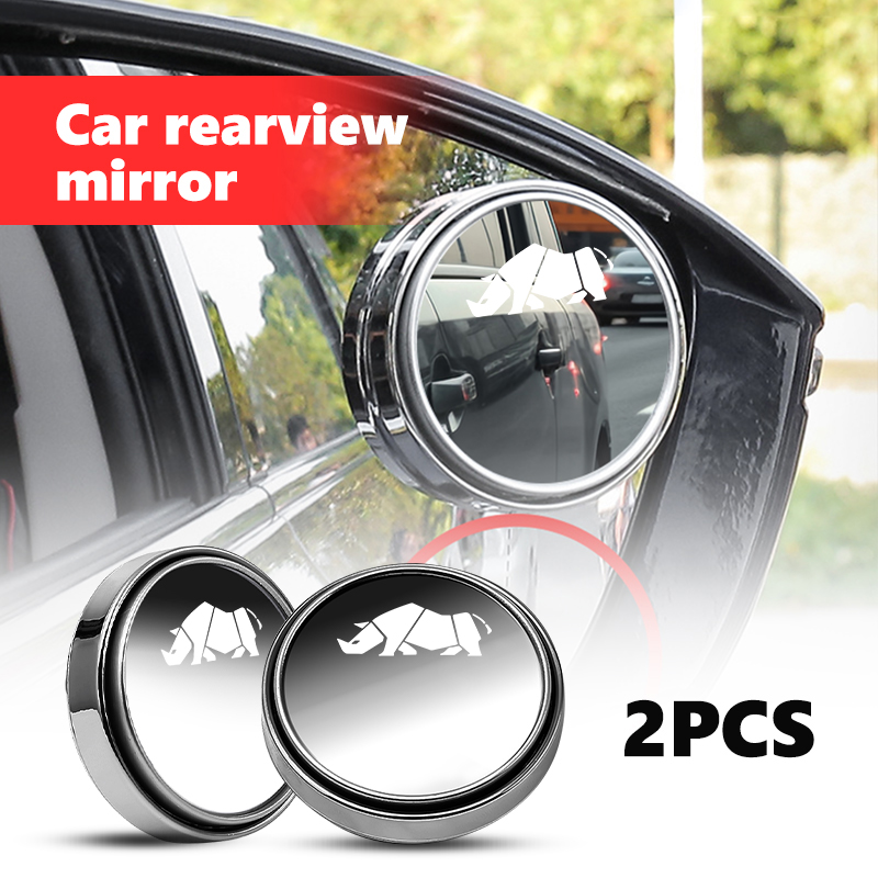 Car Blind Spot Mirror - مرآة خلفية صغيرة دائرية للسيارة، مرآة