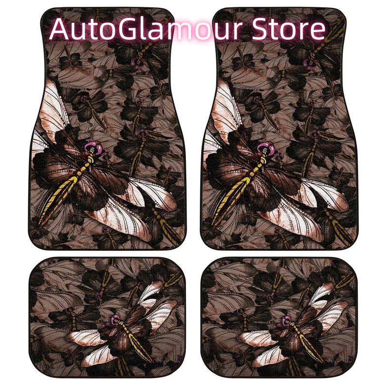Car Accessories Gift Ideas - الحصير سيارة اليعسوب البني مخصص اكسسوارات
