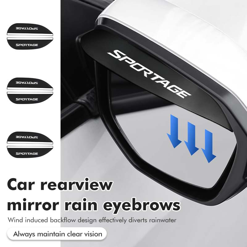 Car Blind Spot Mirror - واقي مطر لمرآة الرؤية الجانبية الخلفية