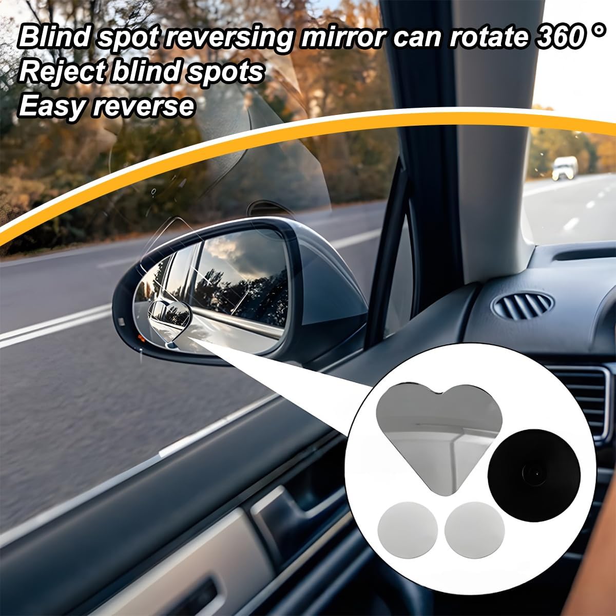 مرآة جانبية للسيارة لتجنب النق - مراجعة Car Blind Spot Mirror وسعره
