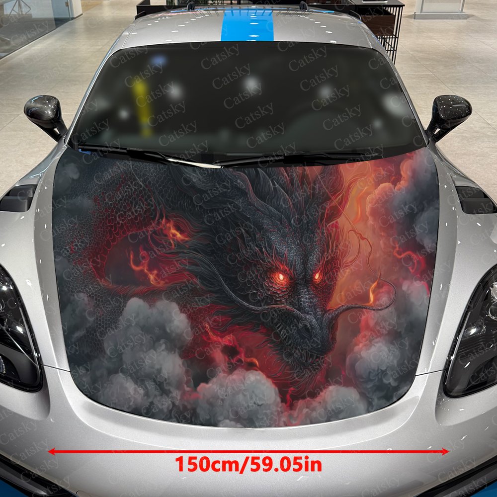 ملصقات غطاء محرك السيارة Black - مراجعة Car Accessories Gift Ideas وسعره