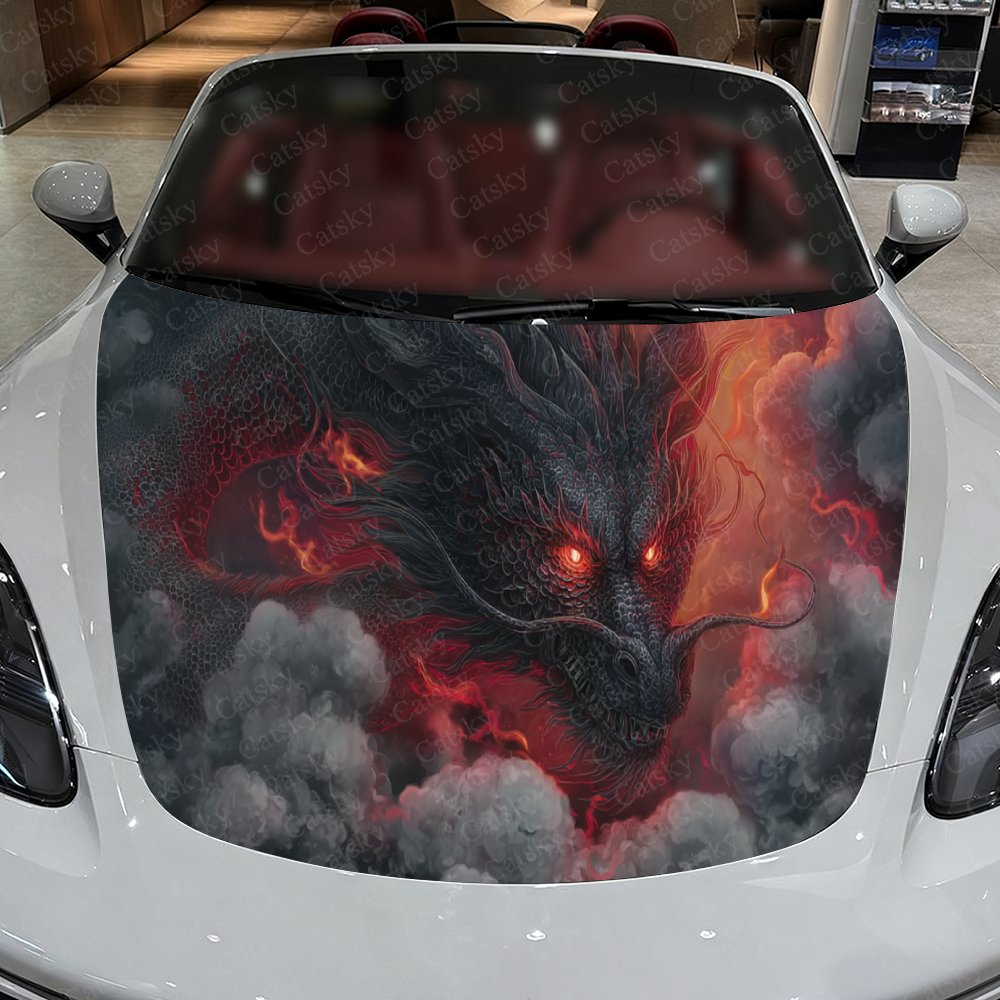 ملصقات غطاء محرك السيارة Black - مراجعة Car Accessories Gift Ideas وسعره