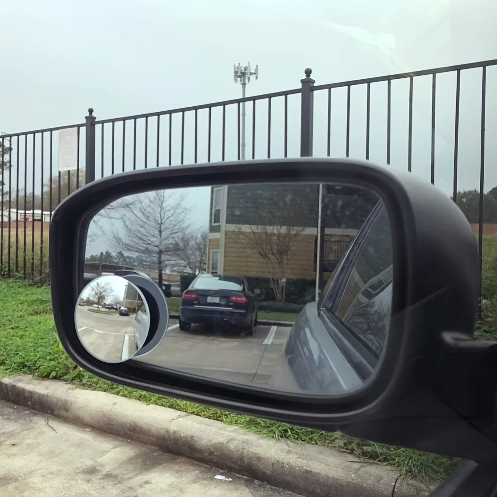 قطعتان من مرآة السيارة الخلفية - مراجعة Car Blind Spot Mirror وسعره