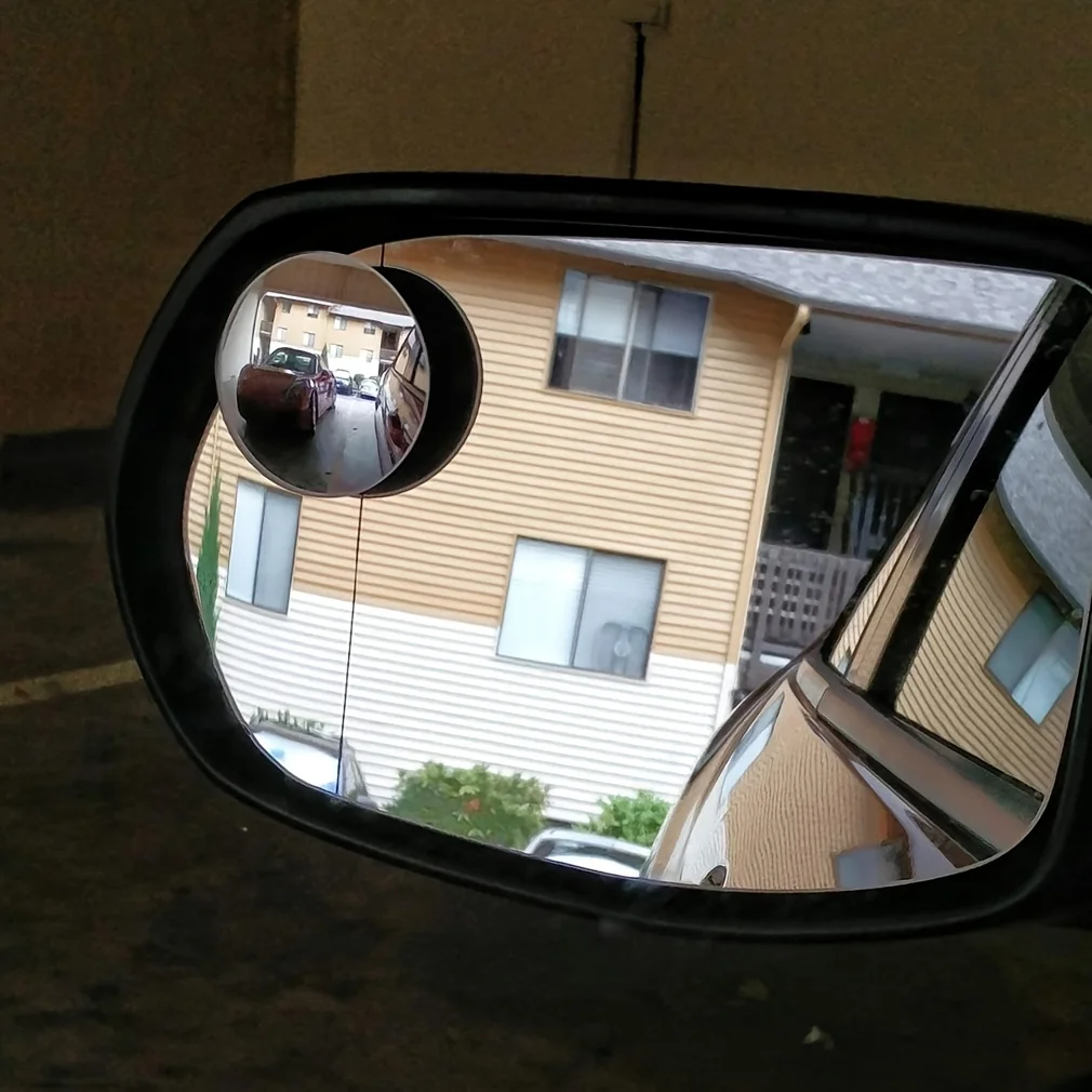 قطعتان من مرآة السيارة الخلفية - مراجعة Car Blind Spot Mirror وسعره
