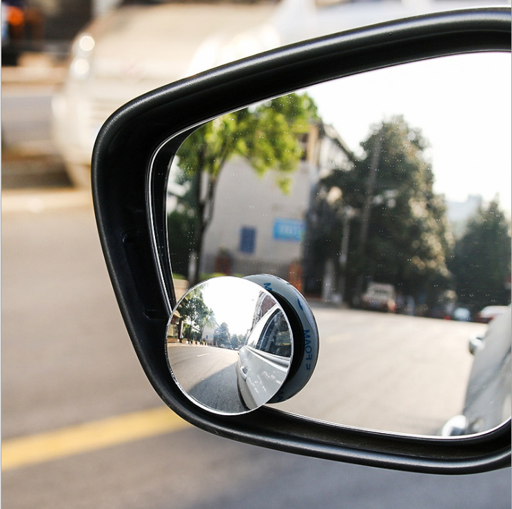 مرآة سيارة صغيرة مستديرة بدون  - مراجعة Car Blind Spot Mirror وسعره
