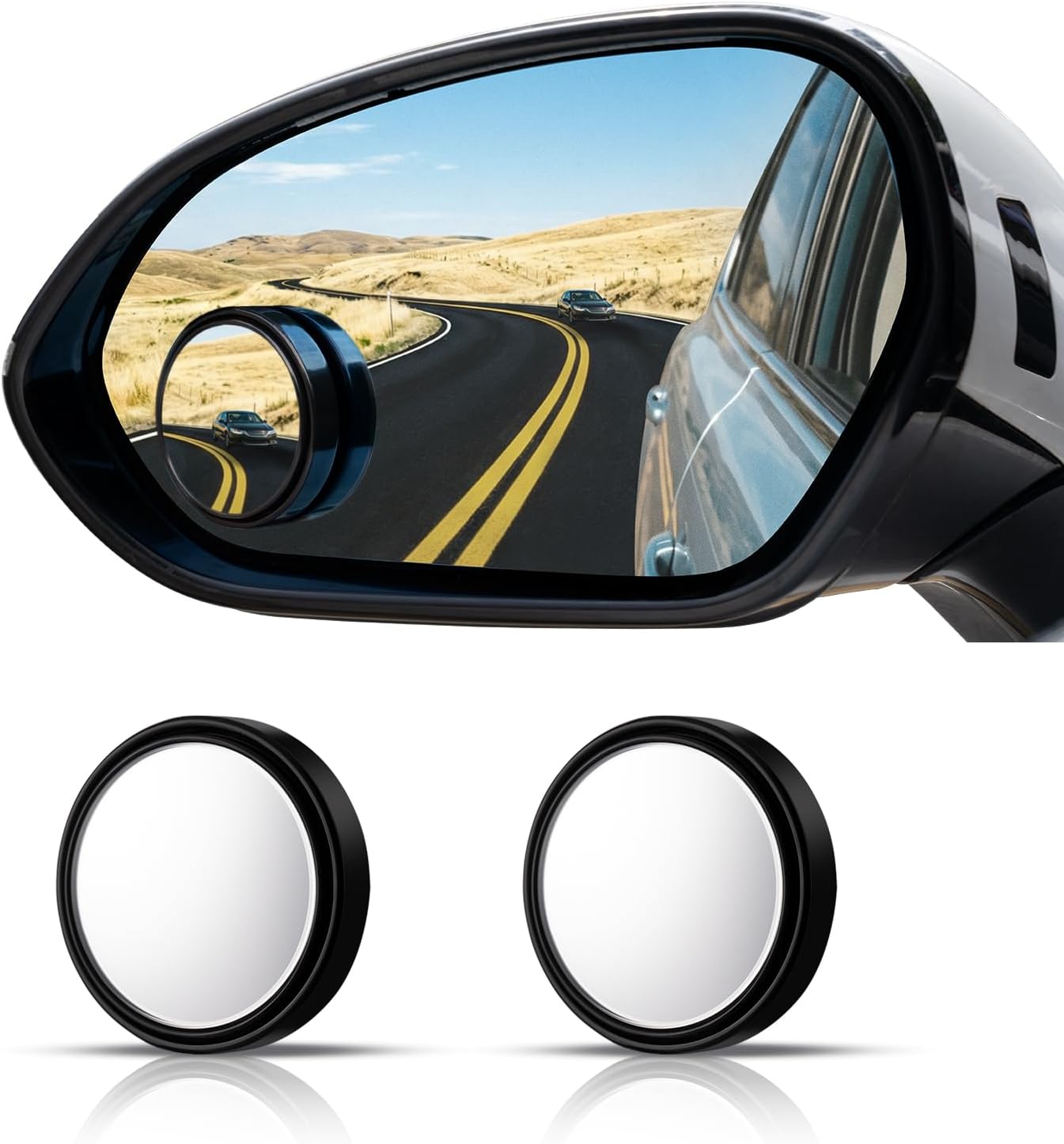 مرآة النقطة العمياء الدائرية م - مراجعة Car Blind Spot Mirror وسعره