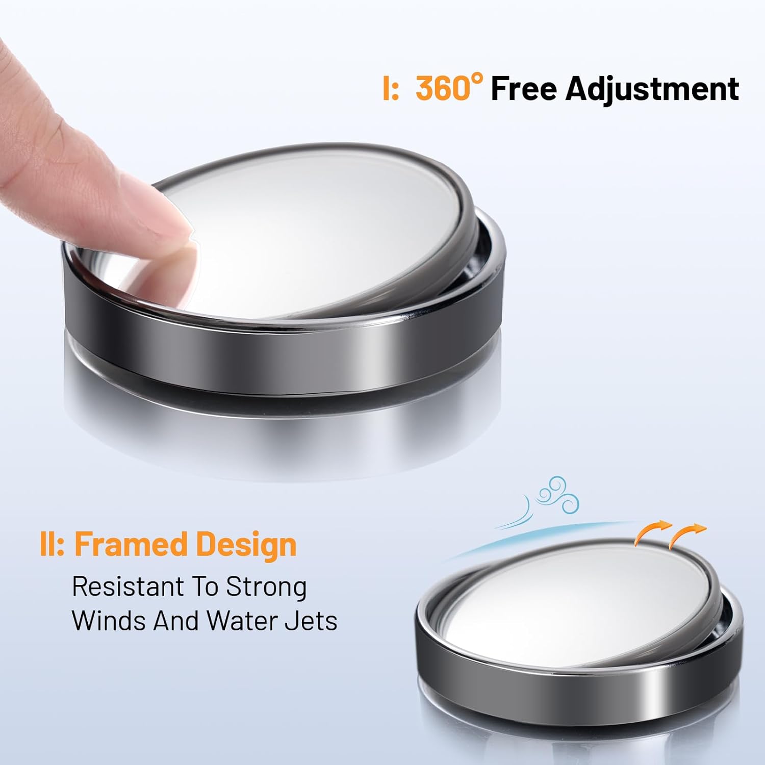 مرآة النقطة العمياء الدائرية م - مراجعة Car Blind Spot Mirror وسعره