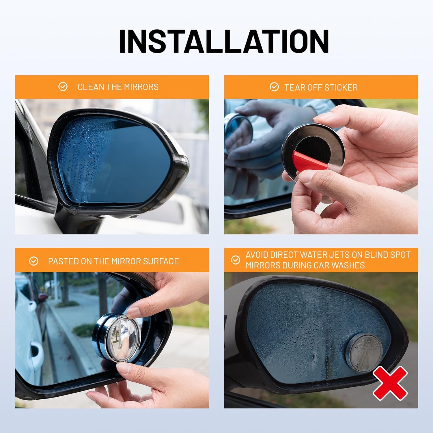 مرآة النقطة العمياء الدائرية م - مراجعة Car Blind Spot Mirror وسعره