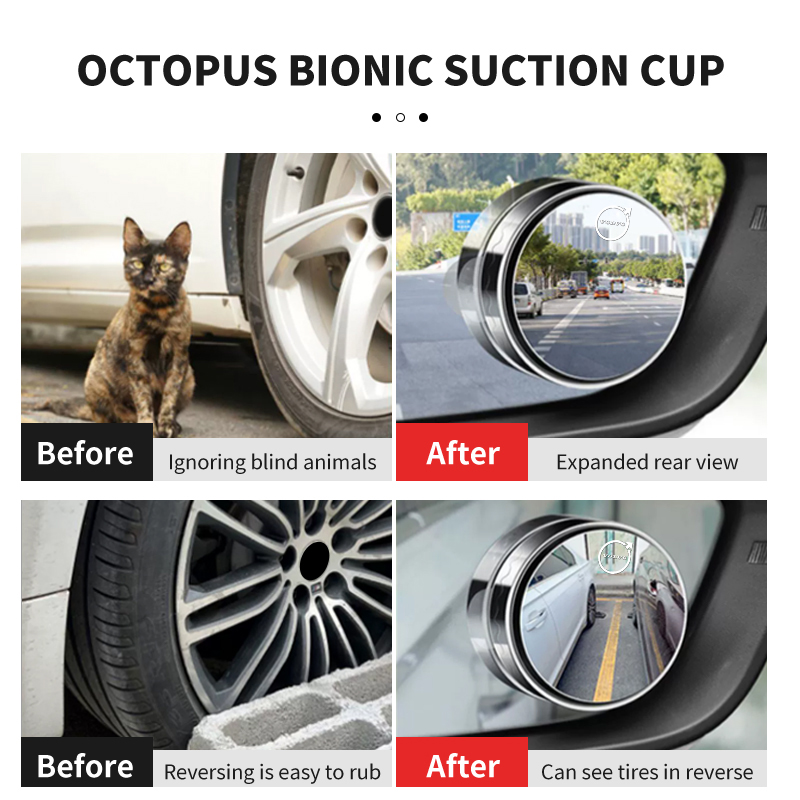 مرآة الرؤية الخلفية للسيارة 36 - مراجعة Car Blind Spot Mirror وسعره