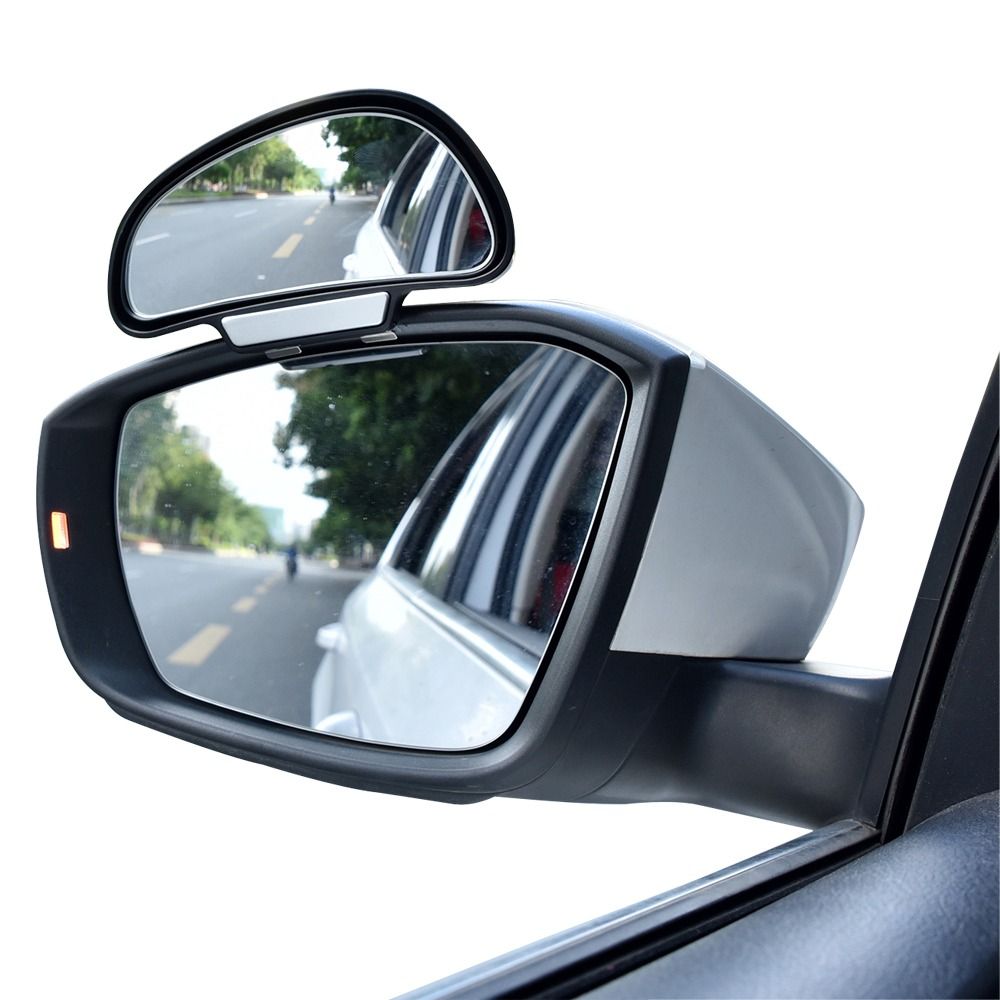 مرآة سيارة قابلة للتعديل بزاوي - مراجعة Car Blind Spot Mirror وسعره