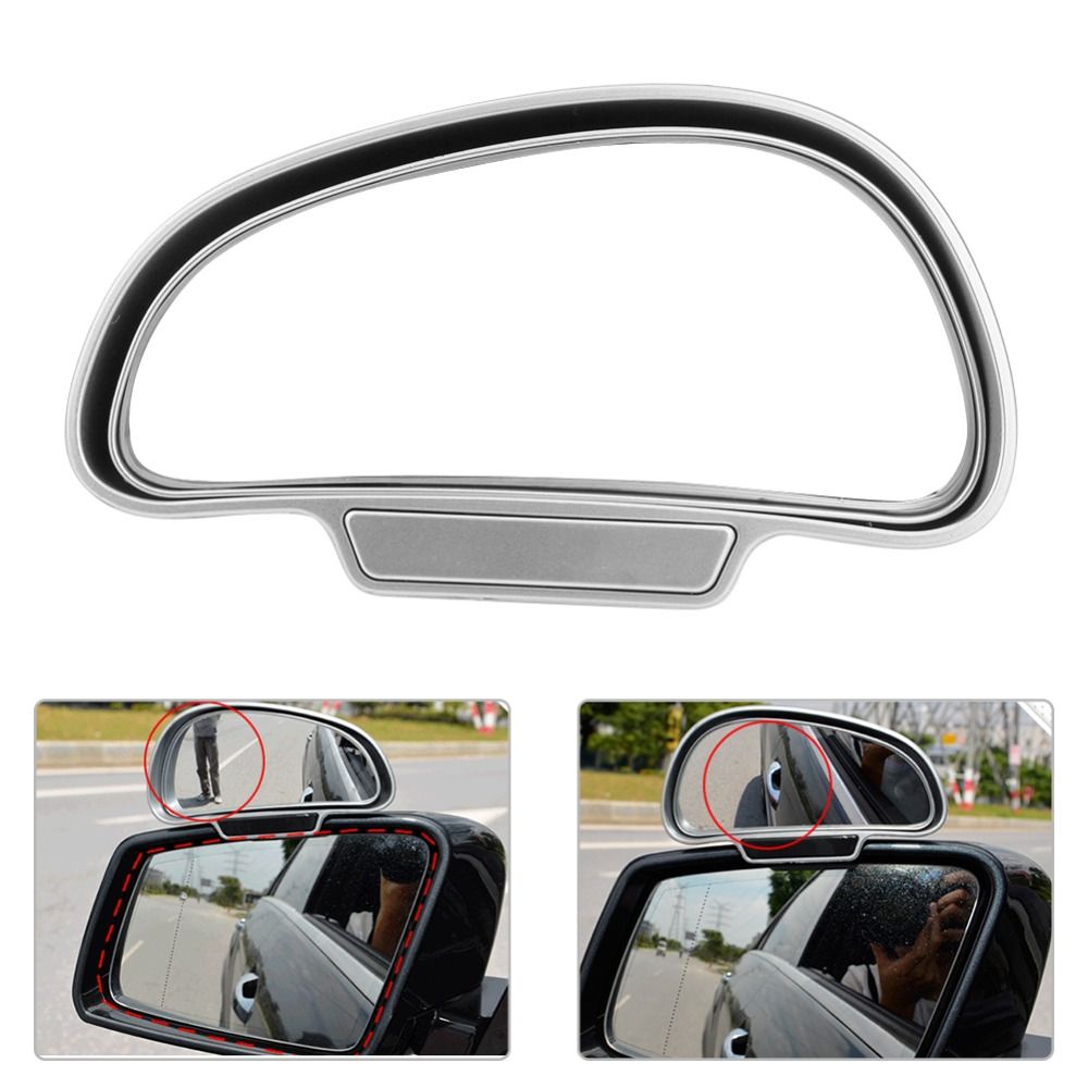 مرآة سيارة قابلة للتعديل بزاوي - مراجعة Car Blind Spot Mirror وسعره